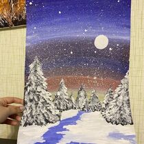 конкурс детских рисунков, Всероссийский творческий конкурс «Зимний вечер»