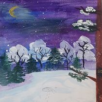 конкурс детских рисунков, Всероссийский творческий конкурс «Зимний вечер»